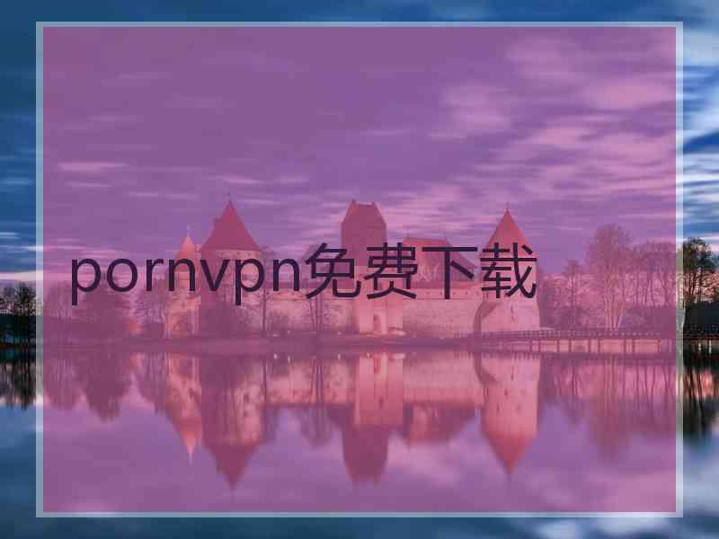 pornvpn免费下载