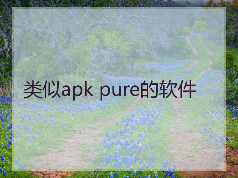 类似apk pure的软件