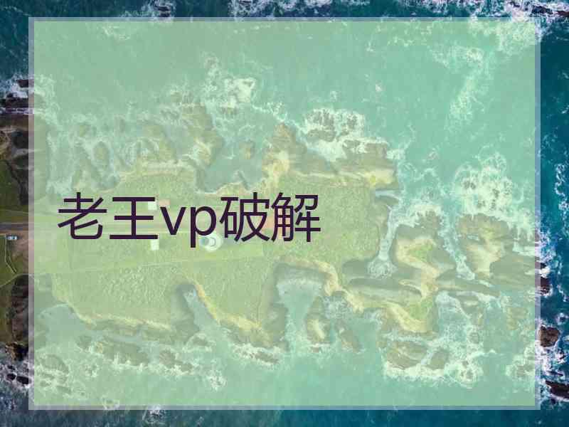 老王vp破解