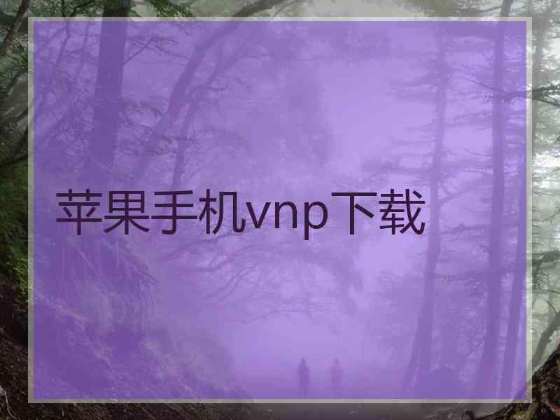 苹果手机vnp下载