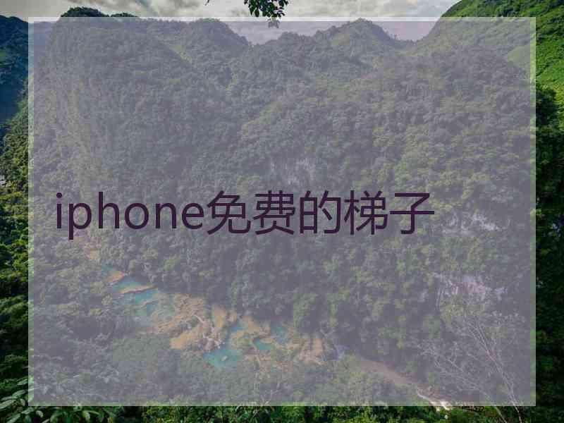 iphone免费的梯子