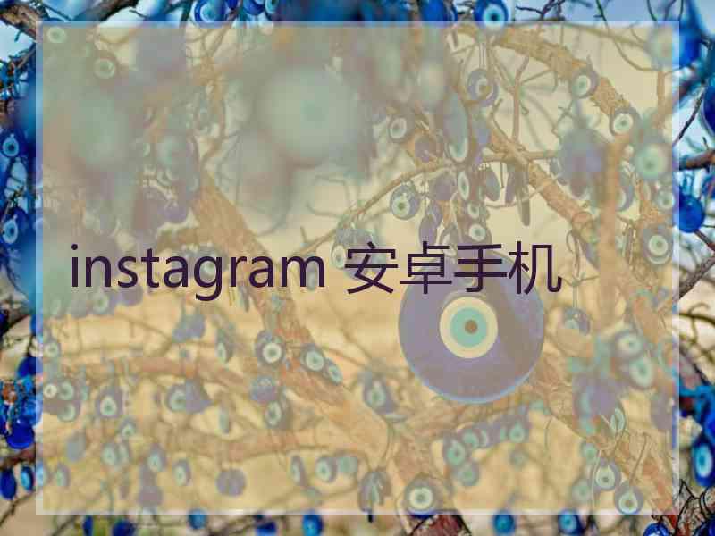 instagram 安卓手机