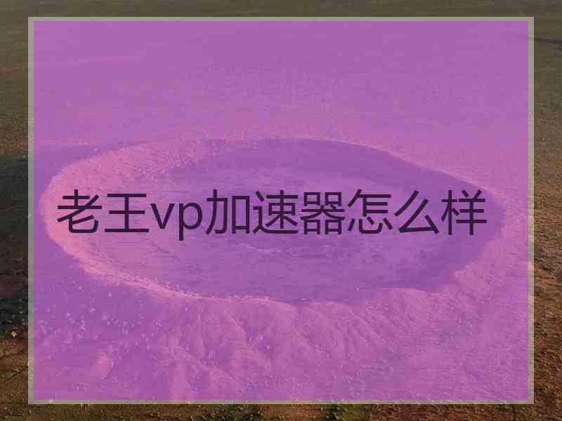 老王vp加速器怎么样