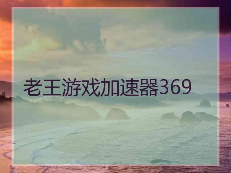 老王游戏加速器369