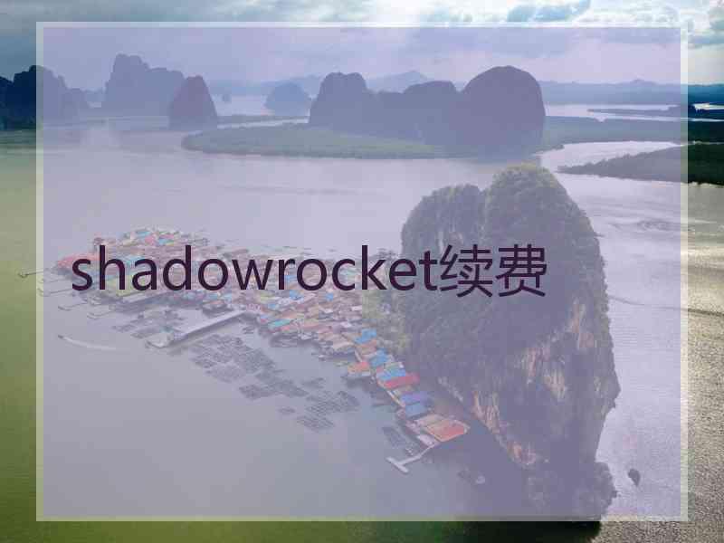 shadowrocket续费